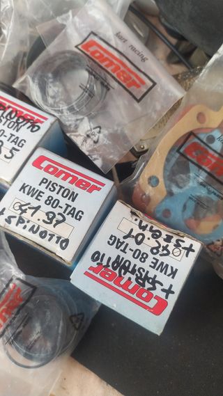 Comer PistonI KWE 80-TAG - Anelli cromati