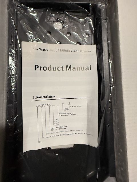 PORTA TARGA CON RETRO CAMERA