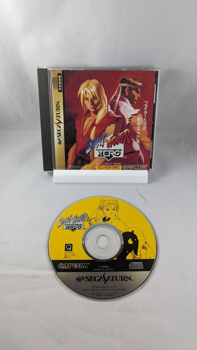 SEGA SATURN - Street Fighter Zero (game+case+instr