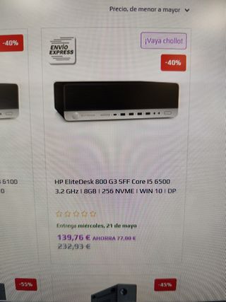 HP EliteDesk 800 G3 SFF Core i5