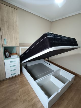 Canapé abatible con cajones