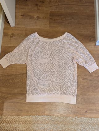 Blusa rosa efecto animal print