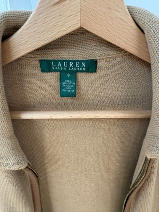 Chaleco Ralph Lauren beige talla S