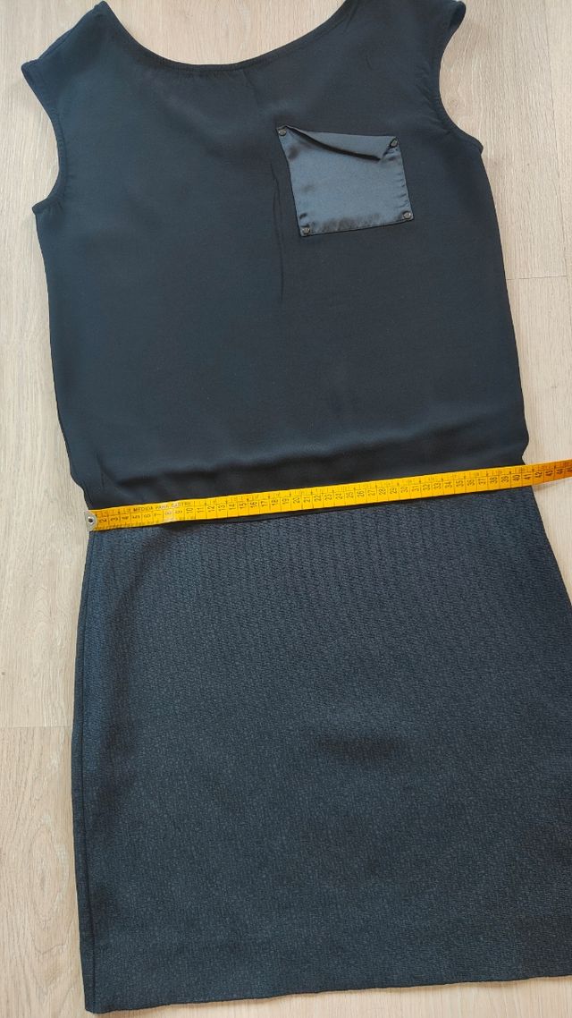 Vestido Cop Copine negro M 38 sin mangas 