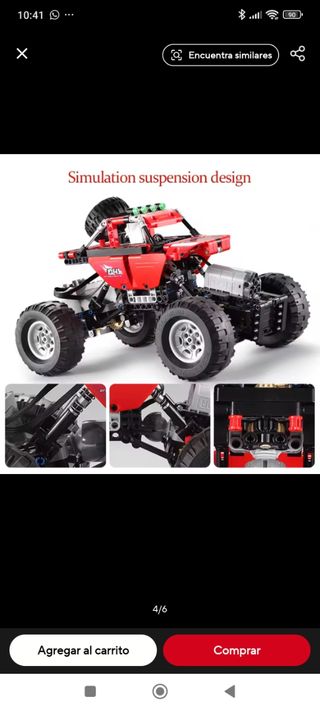 Coche trepidante teledirigido