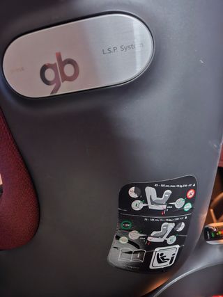 Silla GB Vaya i-Size con fundas regalo grupo 0, 1