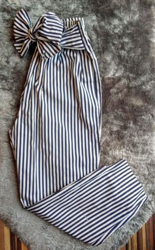 Pantalones Zara TRF rayas marineras