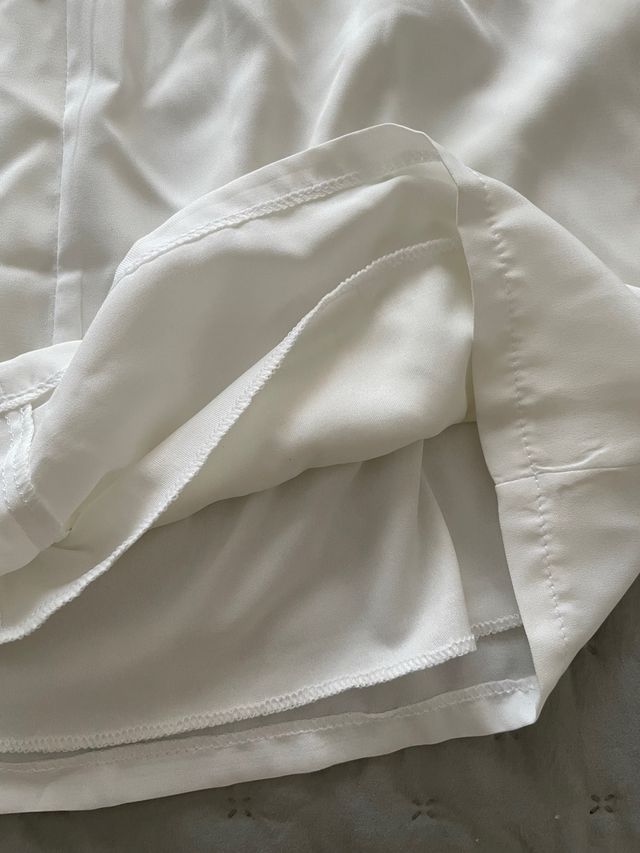 Blusón/Vestido Blanco con Lazo