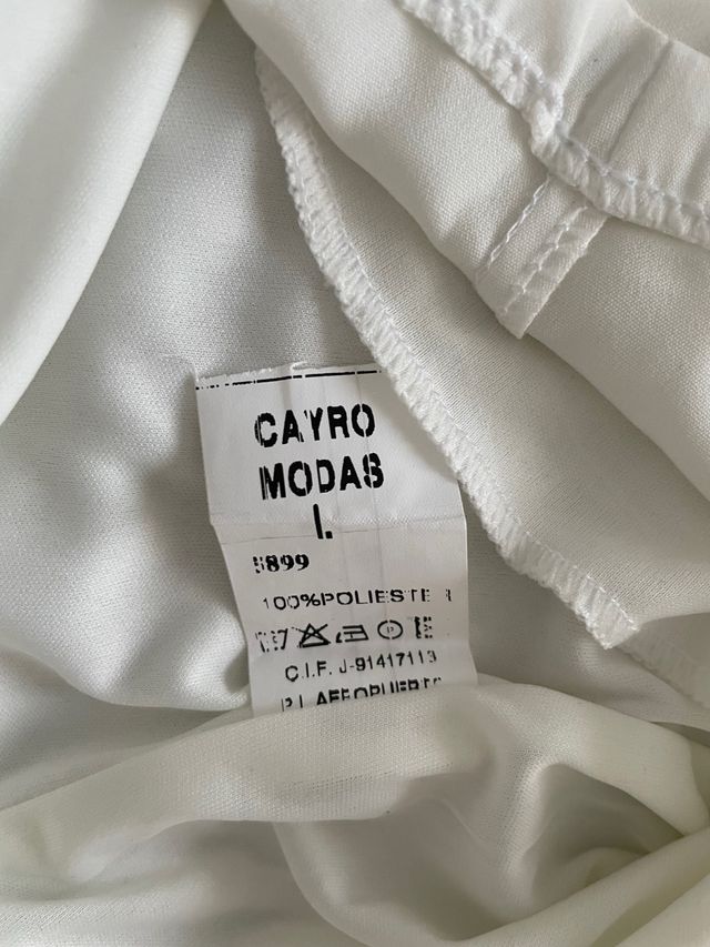 Blusón/Vestido Blanco con Lazo