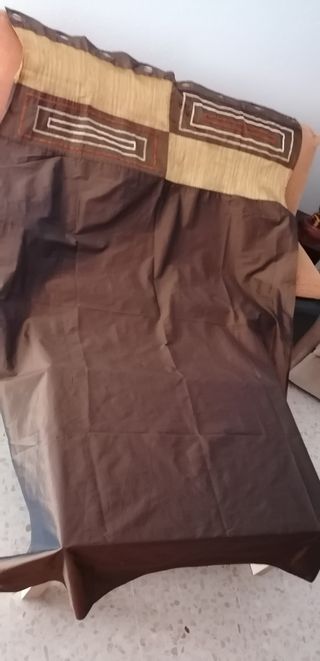 Cortinas marrón chocolate - Salón/Dormitorio