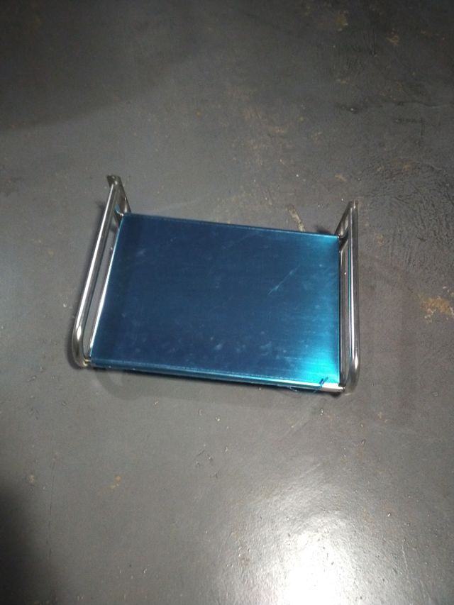 Estantería metálica  plata,para cocina