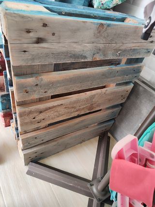 Sofás palé + mesa ( cojines también disponibles)
