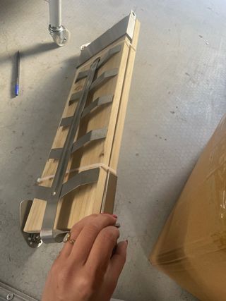 Tabla Barbacoa Acero Inox. Madera
