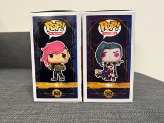 Funko Pop Arcane Jinx 1602 e Vi 1601