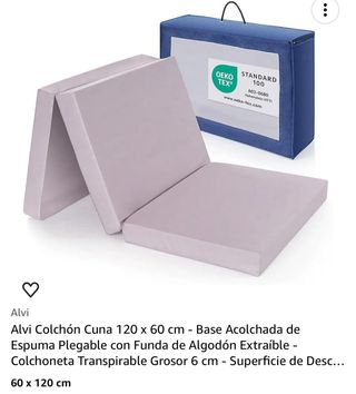Cuna de viaje Ligera y Transpirable. 