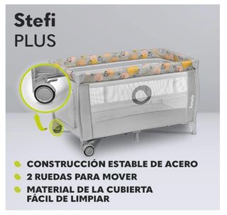 Cuna de viaje Ligera y Transpirable. 