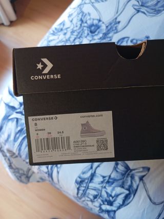 Converse plataforma beige - talla 39