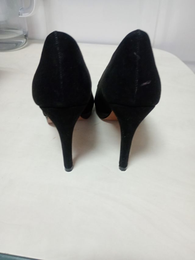 Zapatos negros tacón mujer
