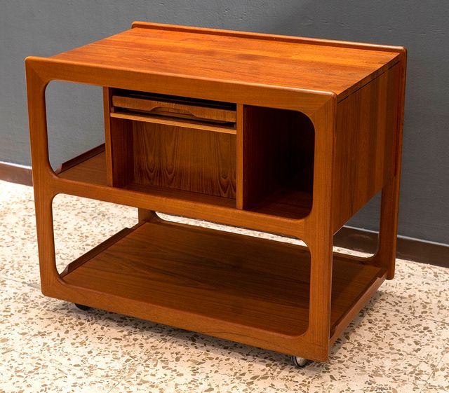 Mesa camarera danesa vintage mid-century