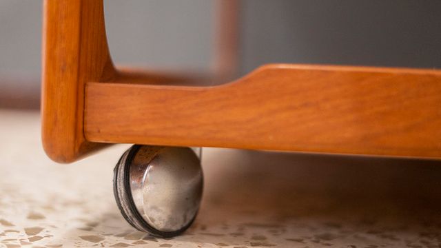 Mesa camarera danesa vintage mid-century