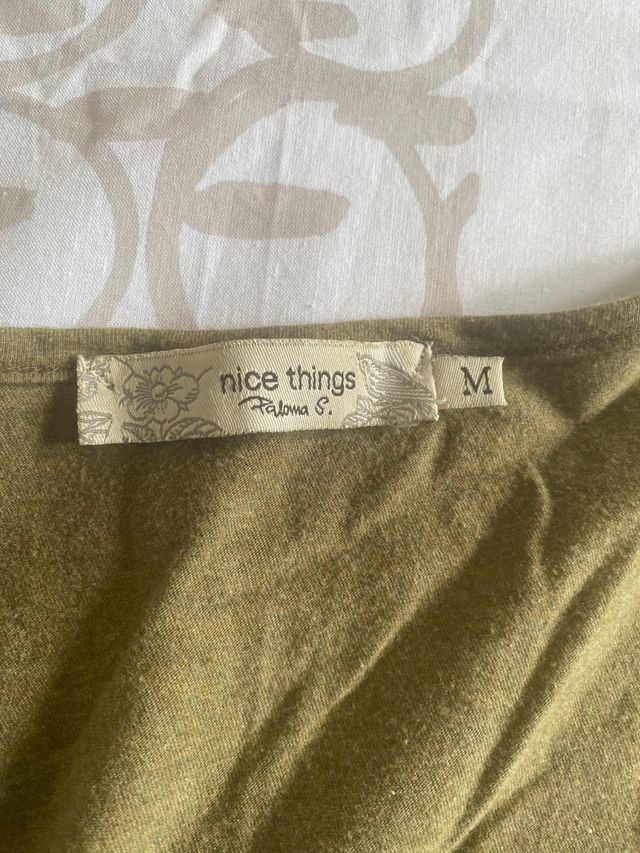 Vestido Nice Things - Verde Oliva - Talla M