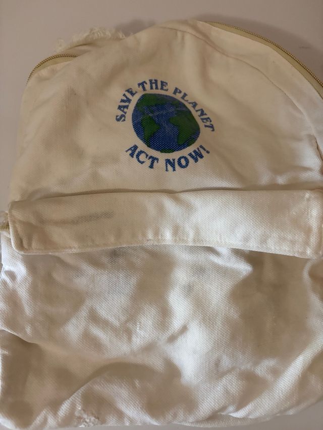 Mochila blanca - ligera