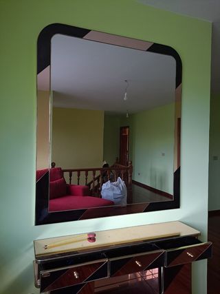 Recibidor vintage dorado