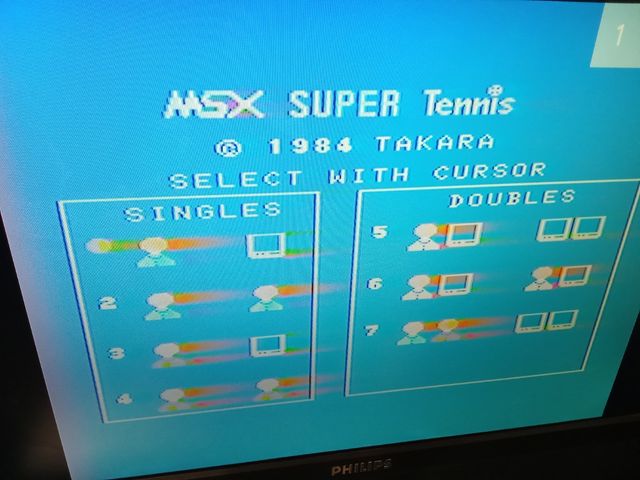MSX Super Tenis - Takara