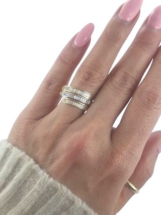 Anillo oro 18k bicolor