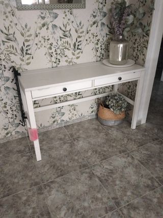 Escritorio blanco Ikea - 3 cajones