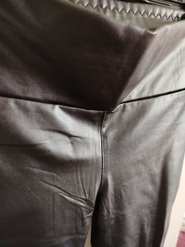 Leggins similpelle neri