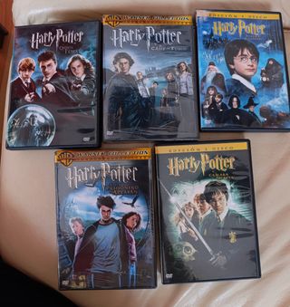 5 DVD Harry Potter (Español)