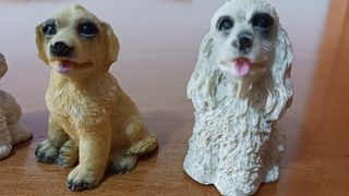 Preciosas figuras de perritos