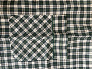 Pijama Nocturno cuadros verde beige