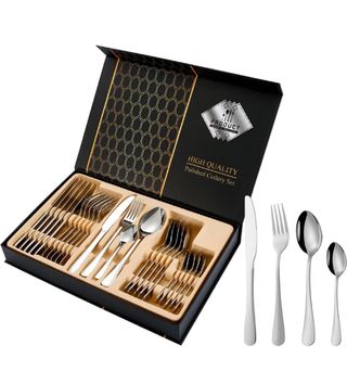 Set Posate 24pz Acciaio Inox