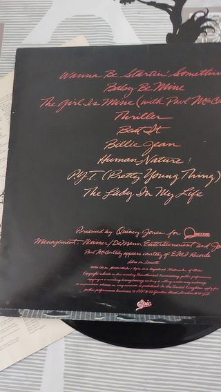 Vinilo Michael Jackson Thriller