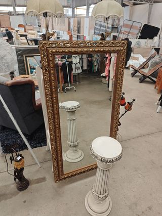 Espejo dorado grande estilo vintage