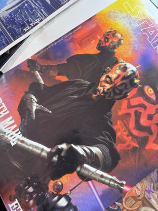 Star Wars: Láminas y Libro Busqueda