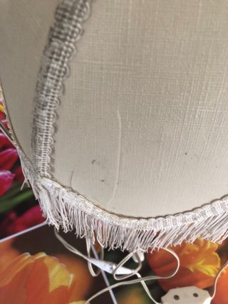 Lamparas mesilla mármol rosa antiguas