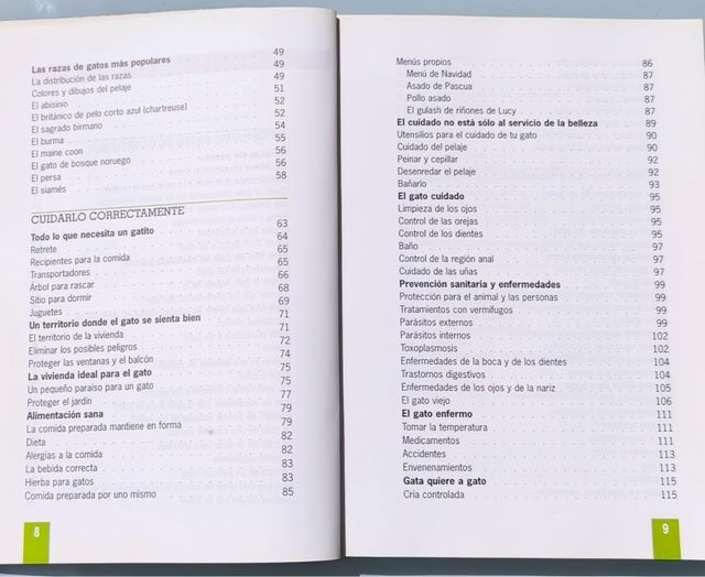 El nuevo libro de los Gatos