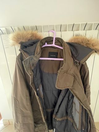 Giubbino KOAH verde oliva con cappuccio