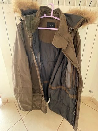 Giubbino KOAH verde oliva con cappuccio