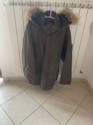 Giubbino KOAH verde oliva con cappuccio