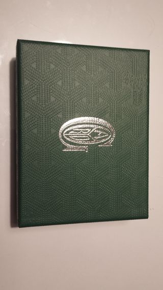 Goyard - Tarjetero Gris Blanco