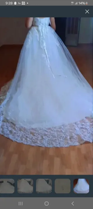 Vestido novia blanco