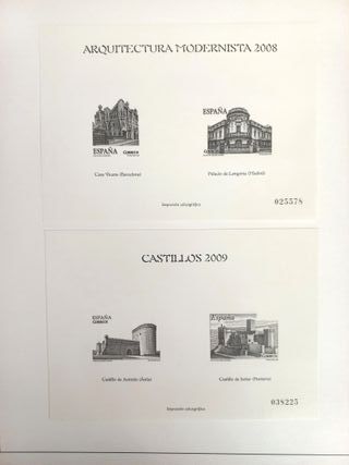 Sellos. Pruebas de lujo. Pruebas Especiales