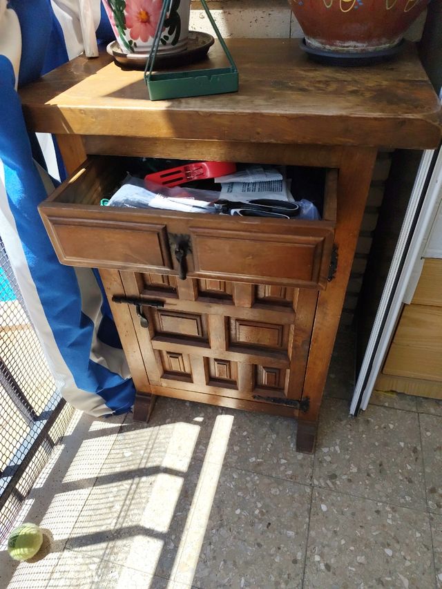 Mueble madera maciza estilo rústico