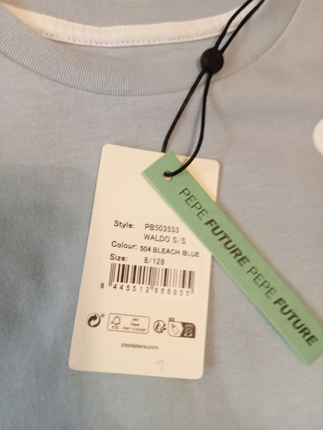 Pepe Jeans Camiseta Niño Talla 8 años Nueva