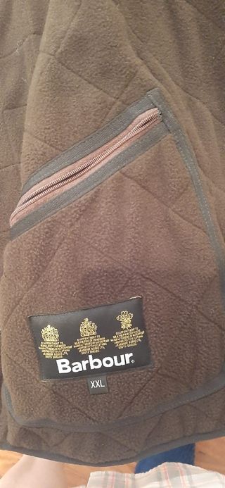 Chaqueta acolchada Barbour marrón