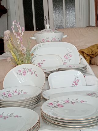 Platos De Postre Plato Para Postre Porcelana Diseño Camomila